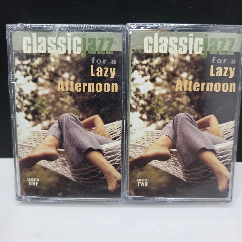 Time Life Classic Jazz for a Lazy Afternoon 2 Cassette Tape Set New Sealed 90s